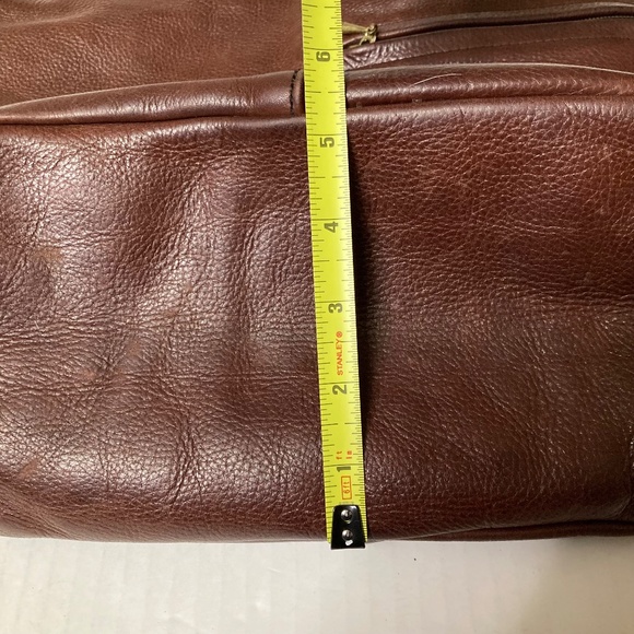 Vintage Lew 'N' Me 2 Leather Purses Black Brown Made In USA - Picture 8 of 16